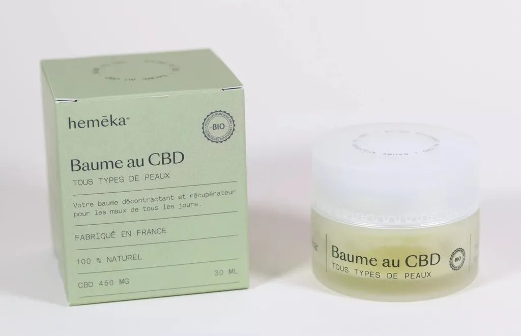 Baume au CBD Hemēka 🌿💪 - La Maison Du Canab