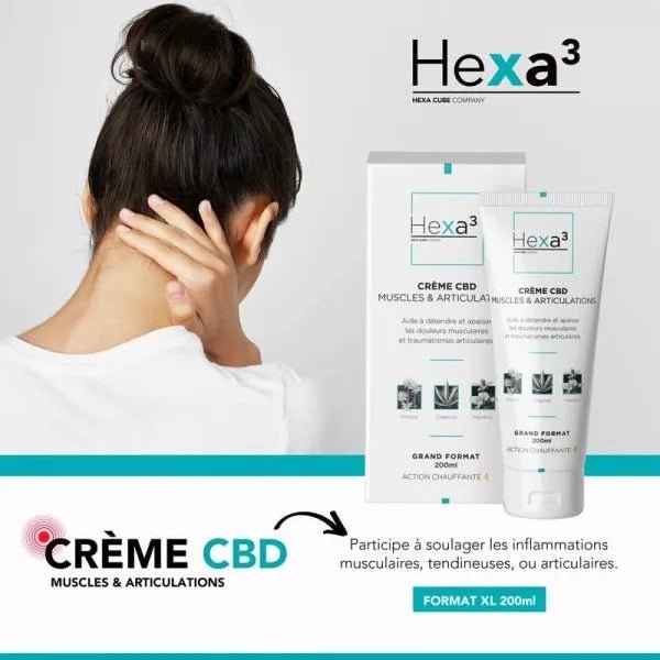 Crème CBD Arnica Muscles & Articulations Hexa3 🌿💆♂️ - La Maison Du Canab