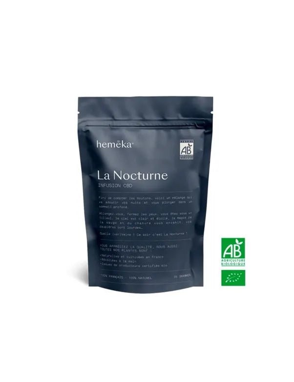 La Nocturne” Infusion Chanvre CBD Hemēka® 🌿☕ - La Maison Du Canab