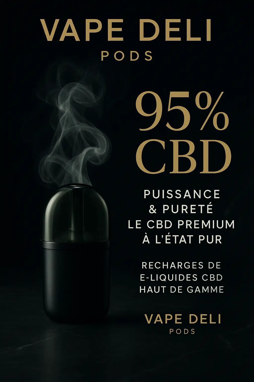 Recharge PODS CBD - 95% CBD 🌿💨 - La Maison Du Canab