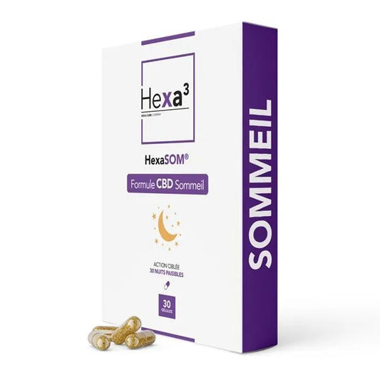 Capsules CBD HexaSOM – Sommeil 🌙💤💊 - La Maison Du Canab