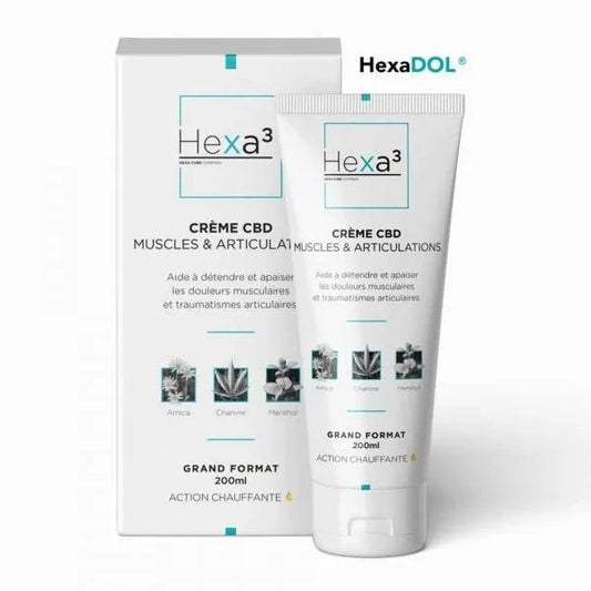 Crème CBD Arnica Muscles & Articulations Hexa3 🌿💆‍♂️ - La Maison Du Canab