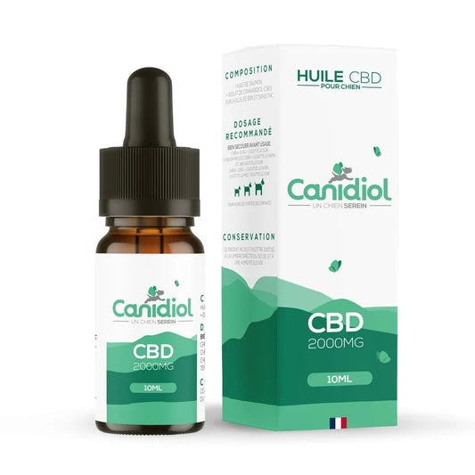 HUILE CBD BROAD SPECTRUM 20% CHIEN CANIDIOL® 10ML 🐶 - La Maison Du Canab