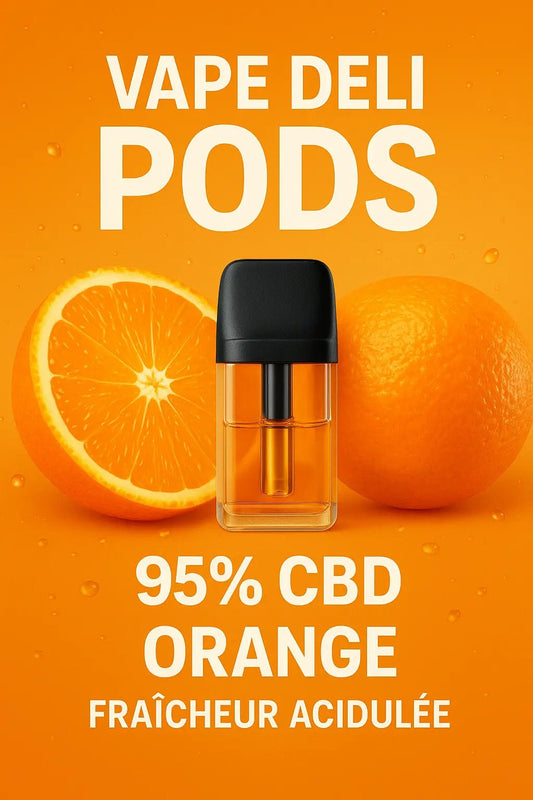 Vape CBD ORANGE SORBET🍊💨 - La Maison Du Canab