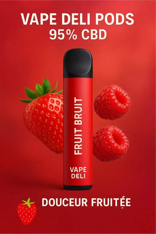 Vape Deli Pod Fruit Berry 95% CBD🌿🍓 - La Maison Du Canab